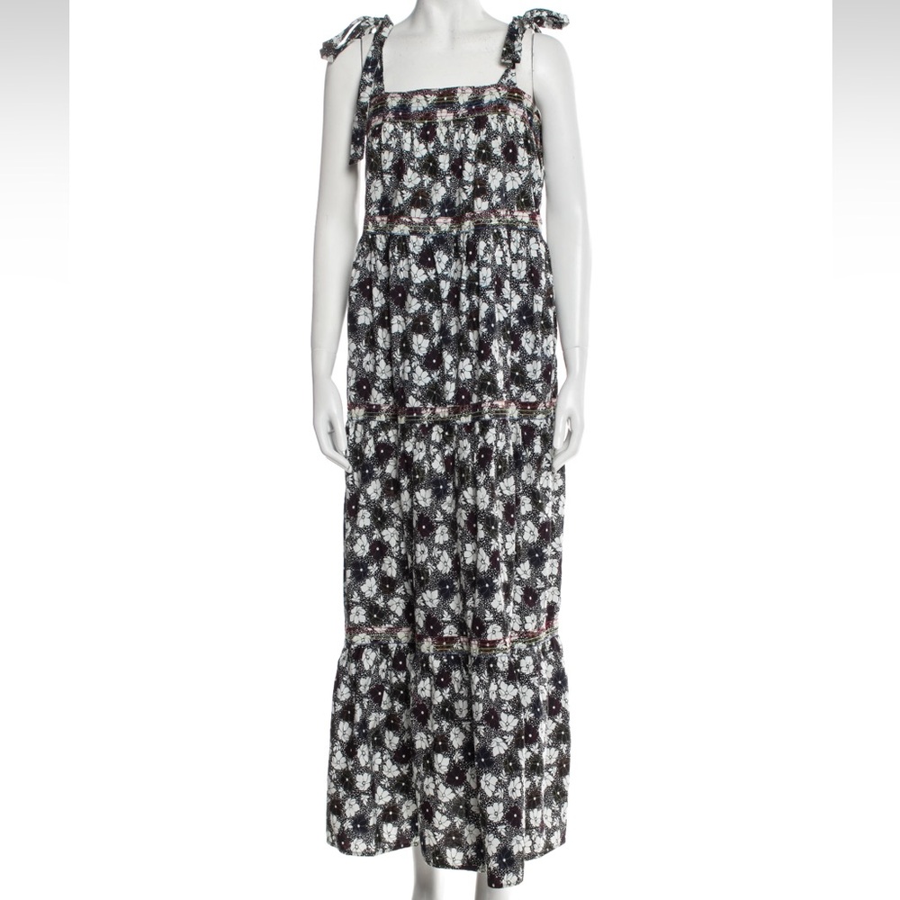 Warm Big Love Floral Print‎ Maxi Dress. SIZE L